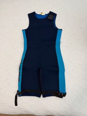 Adult Medium Navy and Teal Neoprene Swim